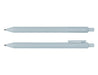 Virgo Ball Point Pen - A set of grey ballpoint pens with clip and retractable design, featuring a simple and minimalist style.