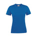 Women's Printer 140 Tee - A bright blue women's t-shirt with short sleeves and a round neckline, featuring a logo on the label.