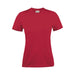 Women's Printer 160 Tee - A red women's t-shirt with short sleeves and a round neckline. It features a simple design and has a brand logo.
