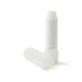 Twist Lip Balm - A white, twist-up lip balm tube with a smooth finish and a removable cap is displayed. One tube is lying down beside the other.
