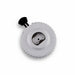 Yes or No Game Set Bottle Opener - A drink bottle opener in white, featuring a circular design with a black lever and a small logo.