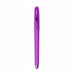 Fidget Gel Pen - A purple fidget gel pen with a shiny clip, featuring a smooth, sleek design.