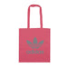 Colourful Calico Tote Bag - A pink tote bag with a grey logo and two handles. The bag features a simple, minimalist design.