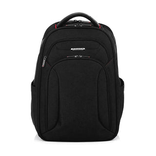 Samsonite Xenon 3.0 Backpack 31L - A black Samsonite Xenon 3.0 backpack with multiple compartments and a sleek design, featuring a logo.