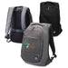 Swissdigital Bolt Anti-Theft Backpack - A collection of three Swissdigital Bolt anti-theft backpacks in grey and black, featuring a logo on one.