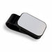 Car Visor Sunglass Holder - A black car visor sunglass holder with a smooth surface and a clip for attachment.