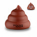 Stress Poopy - A brown stress-relief toy shaped like a pile of poop, featuring a smiling face and a humorous message.