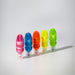 Mackie Highlighter Sets - A set of five highlighters in bright colours: pink, orange, yellow, and green, with a clear branding logo.