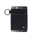 Thread Elastic Wallet - A black Thread Elastic Wallet features a textured design and includes a keyring attachment. It has a branding logo.