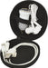 Spirit Techno Kit - A black zippered case containing white earphones, a USB cable, and a charger.