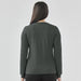 Women's Settebello L/S Tee - A women's long-sleeve tee in a dark green colour, featuring a simple design and no visible logos.