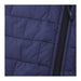 Women's Telluride Lightweight Packable Insulated Puffer Vest - A navy blue insulated puffer vest with a zip detail and a quilted texture.