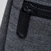 Tirano Two Bottle Wine Cooler - A drink bottle cooler in grey fabric, featuring a zippered compartment and a pull tab with branding.