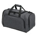 Tirano Travel Bag - A grey duffle bag with dual handles and a shoulder strap, featuring multiple compartments and a logo.