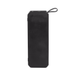 Sunrise Solar Speaker - A black portable speaker with a rectangular design and a carry strap on top. It features a logo on the side.