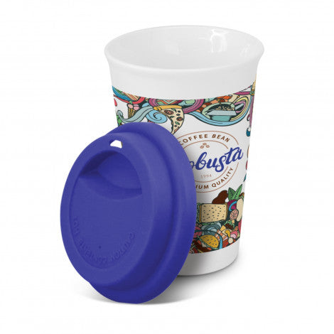 Aztec Double Wall Coffee Cup - Full Colour Print