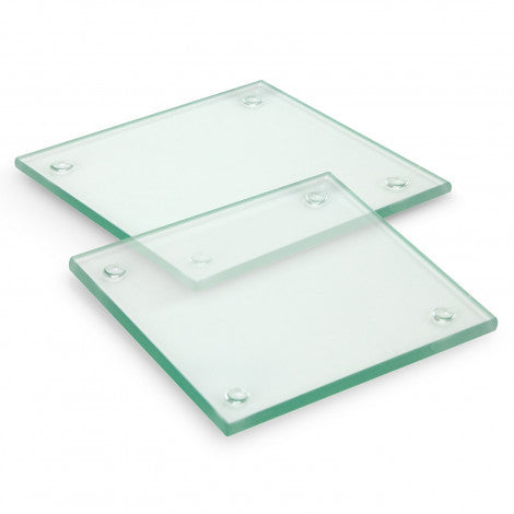 Venice Glass Coaster Set of 2 Square - Full Colour Print