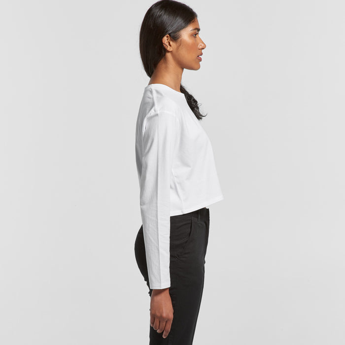 AS Colour Womens Long Sleeve Crop Tee