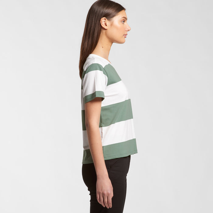 AS Colour Womens Wide Stripe Tee