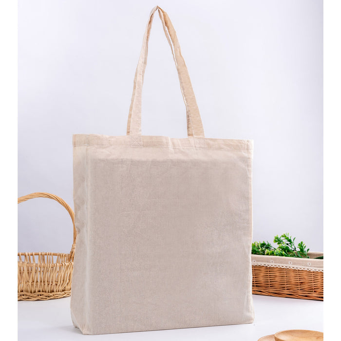 CALICO BAG WITH GUSSET