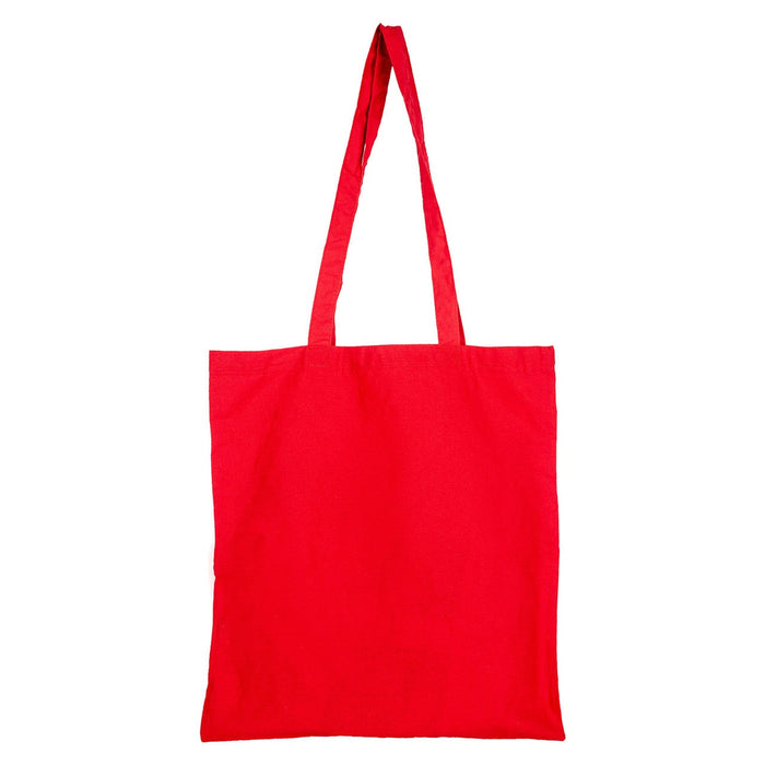 COLOURED CALICO BAG NO GUSSET