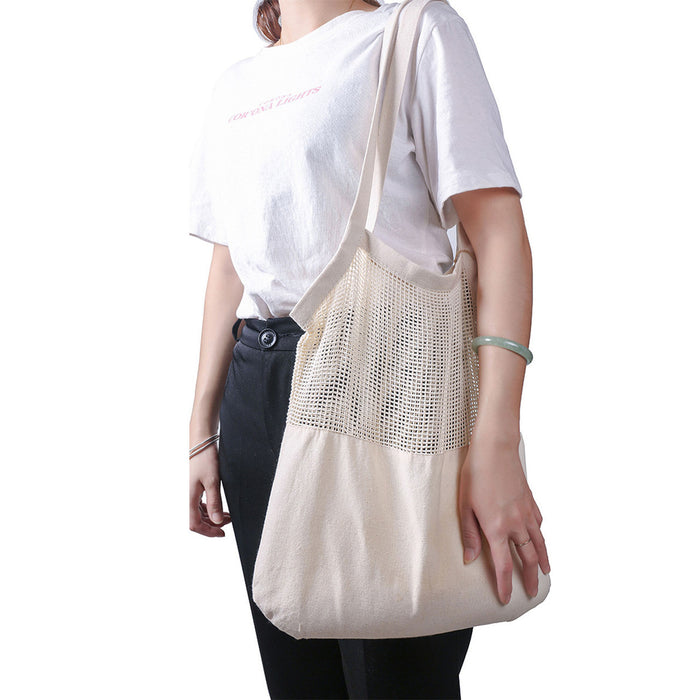 JAMAICA MESH CALICO TOTE BAG
