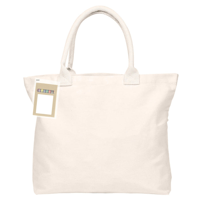 COLOURING CALICO SHOPPER NO GUSSET