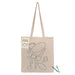 COLOURING LONG HANDLE CALICO SHOPPER