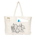 COLOURING DELTON CANVAS LARGE SHOPPER