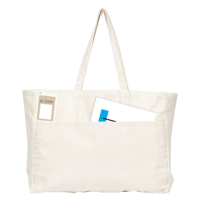 COLOURING DELTON CANVAS LARGE SHOPPER