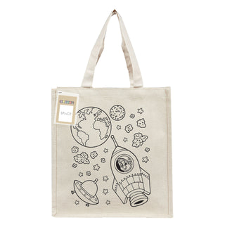 COLOURING EXECUTIVE CANVAS TOTE BAG