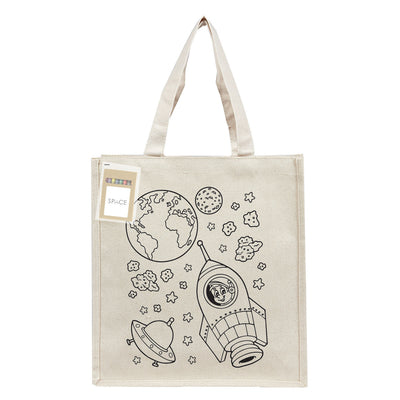 COLOURING EXECUTIVE CANVAS TOTE BAG