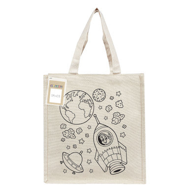 COLOURING EXECUTIVE CANVAS TOTE BAG