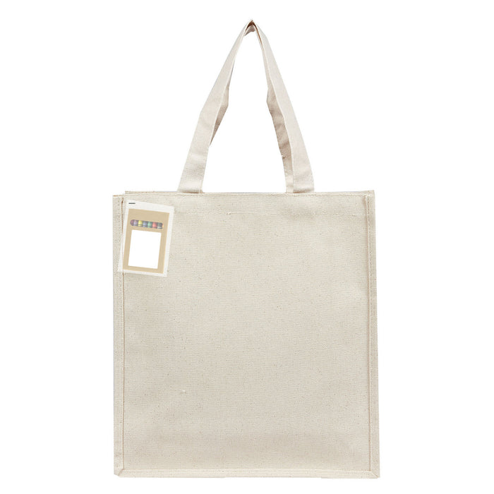 COLOURING EXECUTIVE CANVAS TOTE BAG