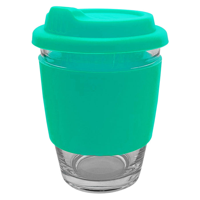 CARLO GLASS COFFEE CUP - Silicone Band