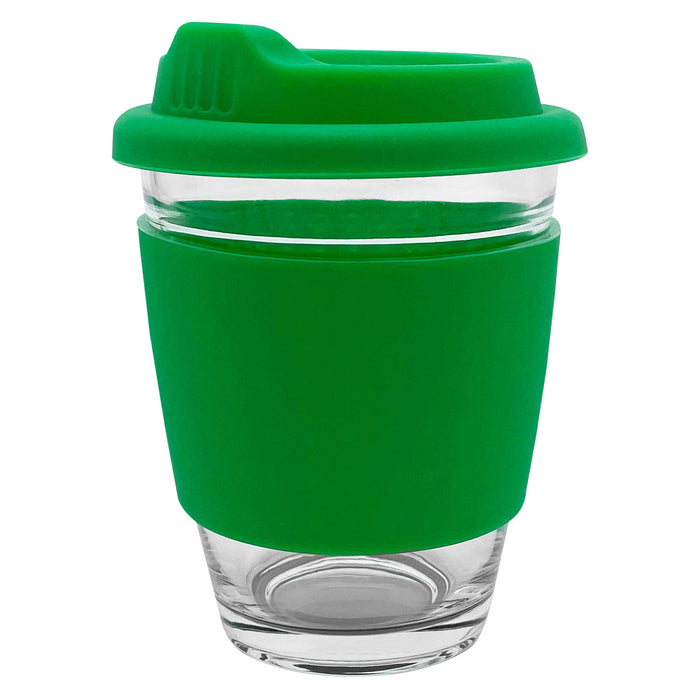 CARLO GLASS COFFEE CUP - Silicone Band
