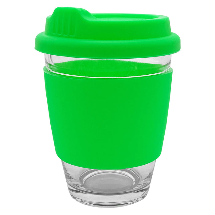 CARLO GLASS COFFEE CUP - Silicone Band