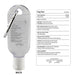 30ML GEL HAND SANITIZER WITH CARABINER
