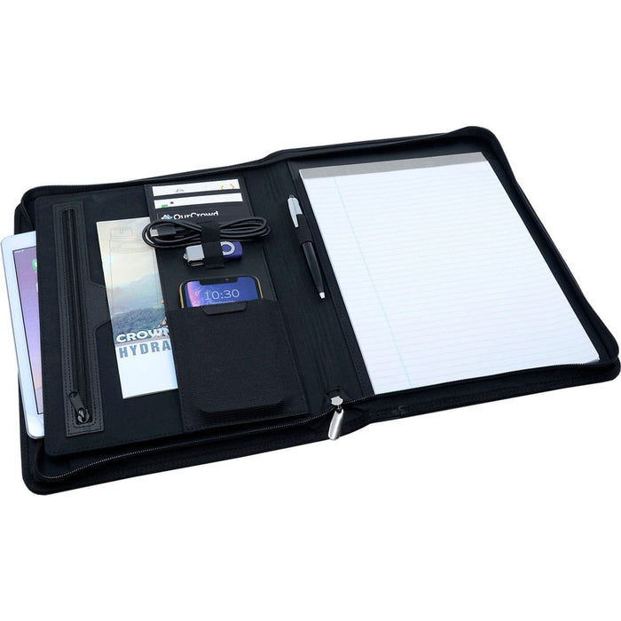 Bradford Leather Zip Portfolio