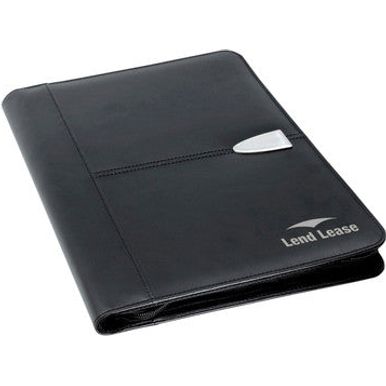 Bradford Leather Zip Portfolio