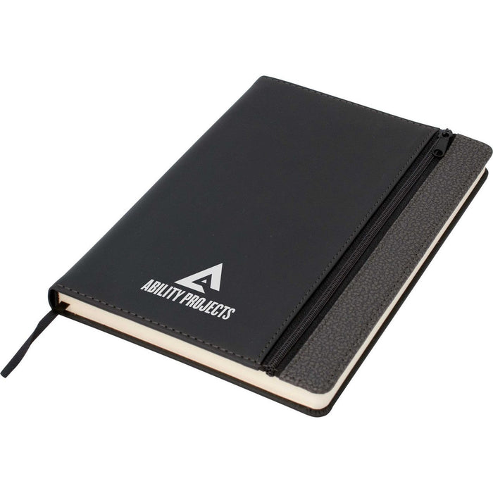 Toronto A5 Notebook Black/Dark Grey Trim