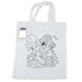 Colouring Short Handle Cotton Bag & Crayon