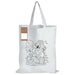Colouring Short Handle Cotton Bag & Pencils