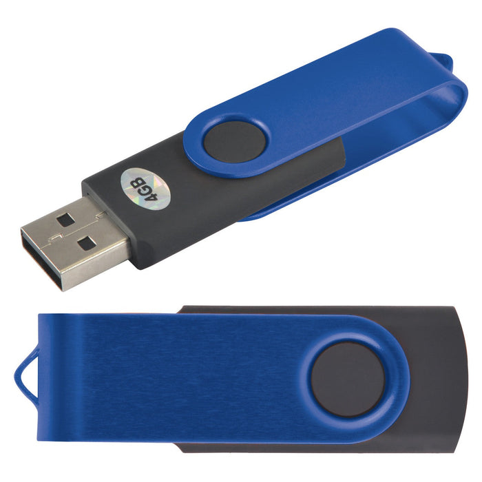 Swivel USB Flash Drive - 4GB