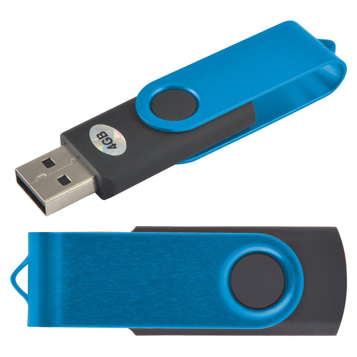 Swivel USB Flash Drive - 4GB