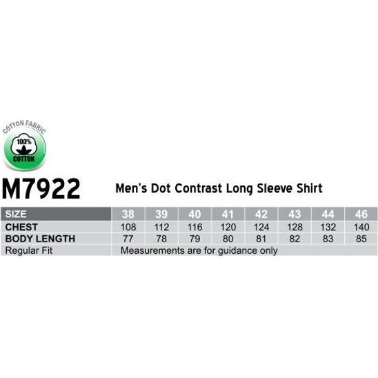 Dot Contrast Long Sleeve - available in ladies and mens