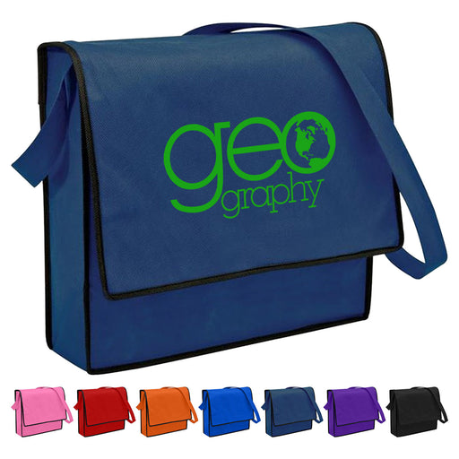 NON WOVEN FLAP SATCHEL