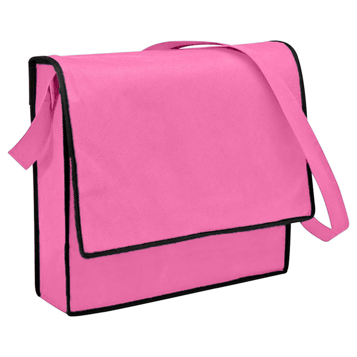 NON WOVEN FLAP SATCHEL