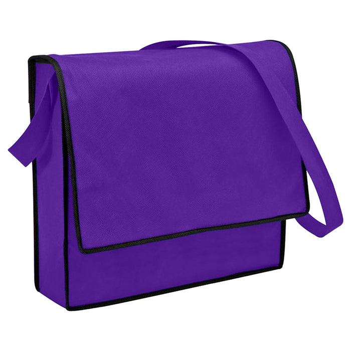 NON WOVEN FLAP SATCHEL