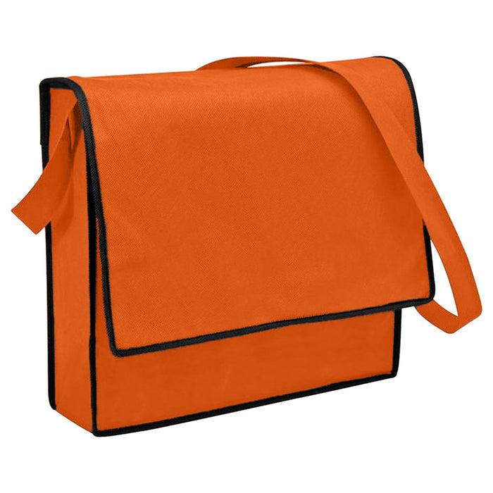 NON WOVEN FLAP SATCHEL